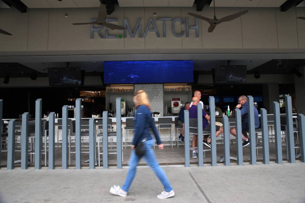 Rematch Bar at The Linq Hotel in Las Vegas, Wednesday, May 22, 2019. (Erik Verduzco / Las Vegas ...