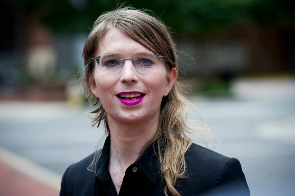 FILE - In this May 16, 2019, file photo. former Army intelligence analyst Chelsea Manning speak ...