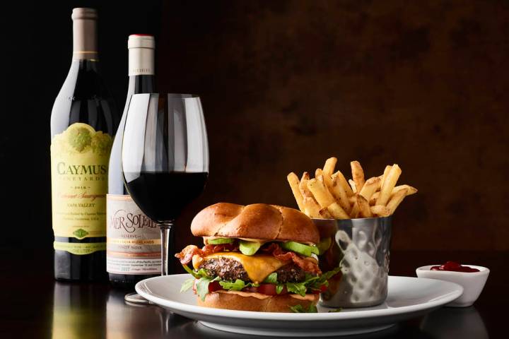 California Burger at Fleming's (Fleming's Prime Steakhouse & Wine Bar)