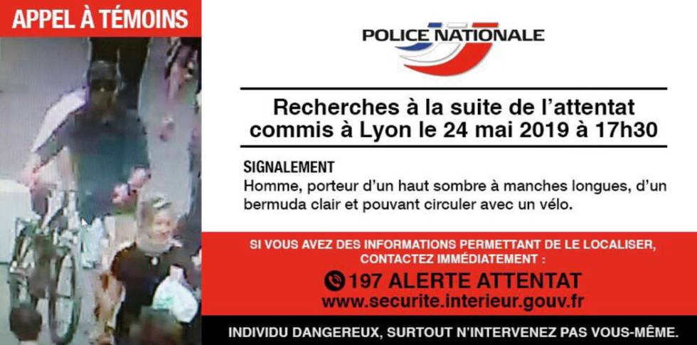 In this May 24, 2019 screen grab taken from the French police website - an image and descriptio ...