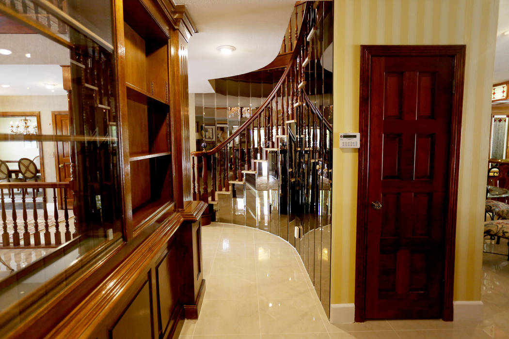 The hallway to the kitchen at the former house of Jerry Lewis in Las Vegas, Wednesday, May 15, ...