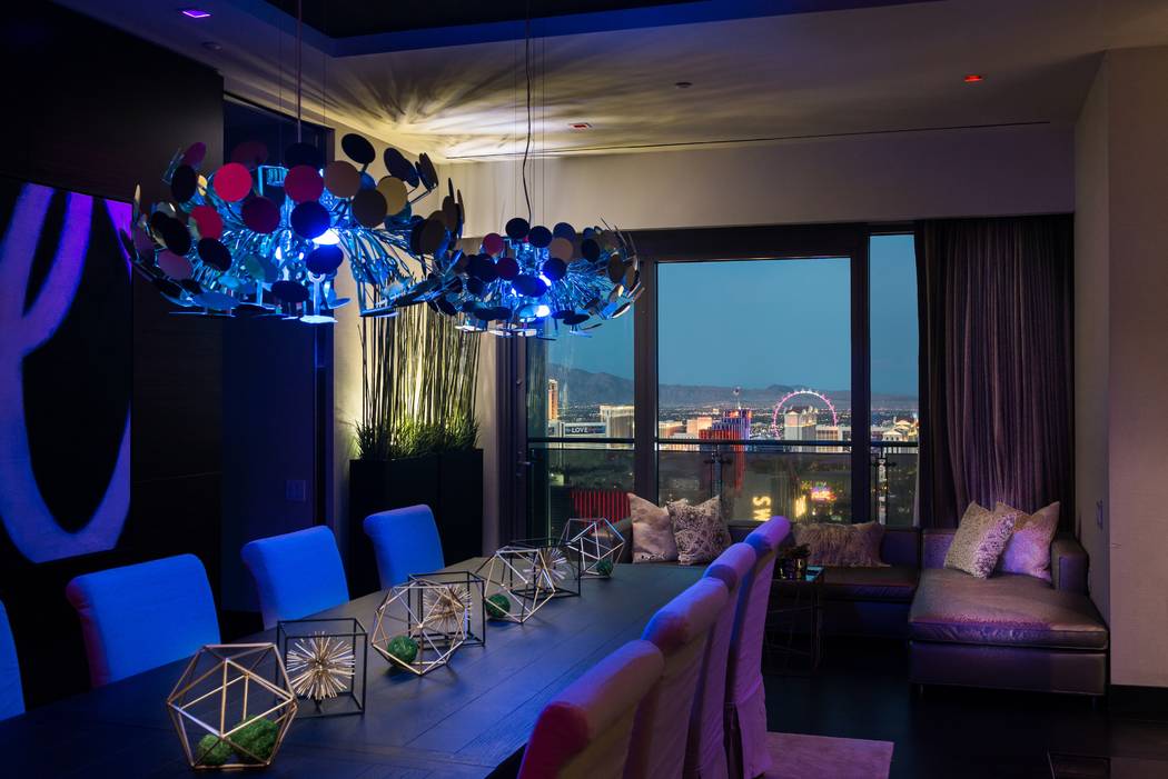 A penthouse at Palms Place in Las Vegas, seen here, has a rental price of $25,000 per month. (C ...