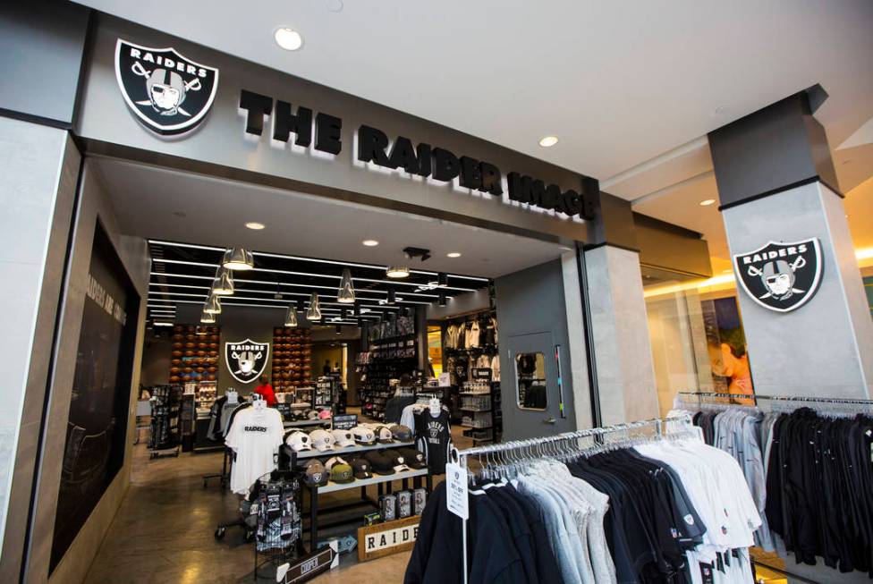 A view of The Raider Image store at the Galleria at Sunset mall in Henderson on Wednesday, May ...
