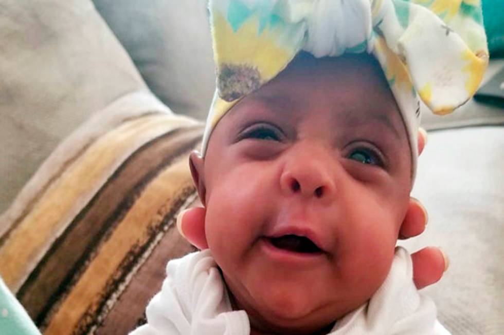 This Tuesday, May 28, 2019 photo provided by Sharp HealthCare in San Diego shows a baby named S ...