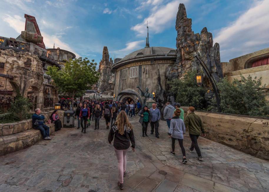 Star Wars: Galaxy's Edge at Disneyland Park in Anaheim, California, and at Disney's Hollywood S ...