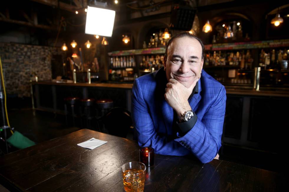 Bar Rescue host Jon Taffer between takes during filming at the Commonwealth in downtown Las Veg ...