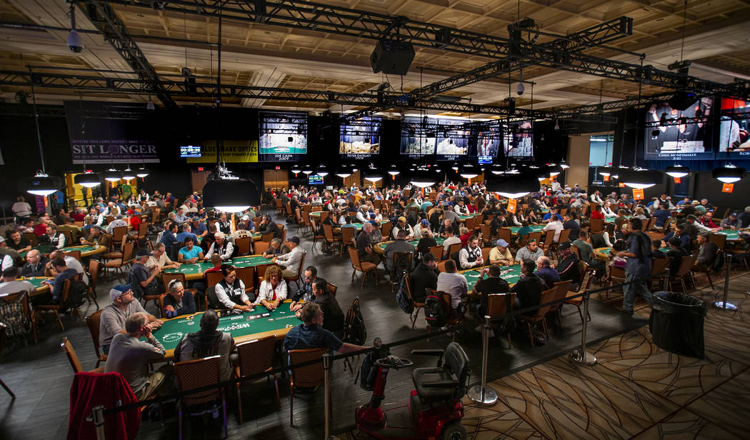 Thousands of WSOP poker players compete at the $500 buy-in, no-limit Hold'em tournament dubbed ...