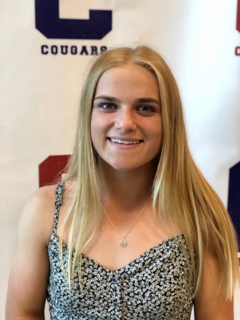 Coronado's Paige Sinicki is a member of the Nevada Preps all-state softball team.