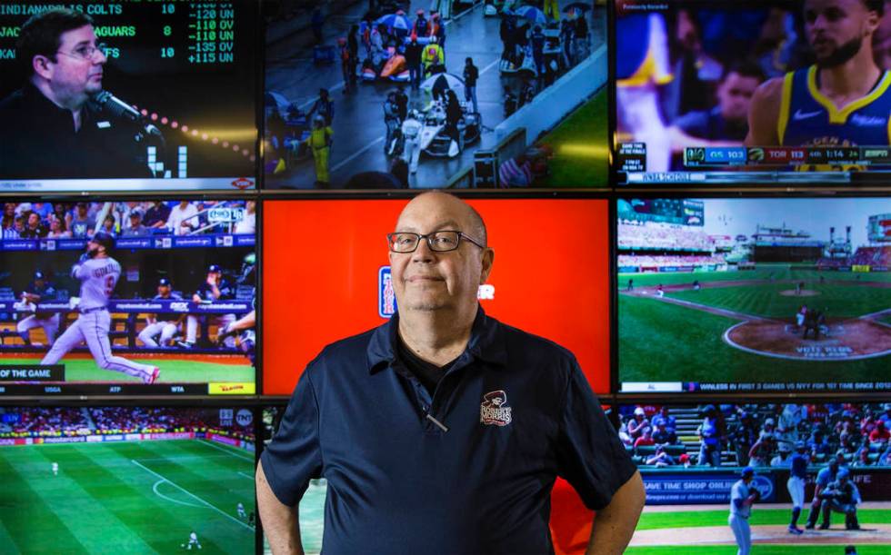 South Point sports book director Chris Andrews will soon release a book titled "Then One D ...