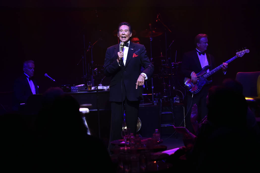 Wayne Newton celebrates 60 years of entertaining during a performance at Caesars Palace on Wedn ...