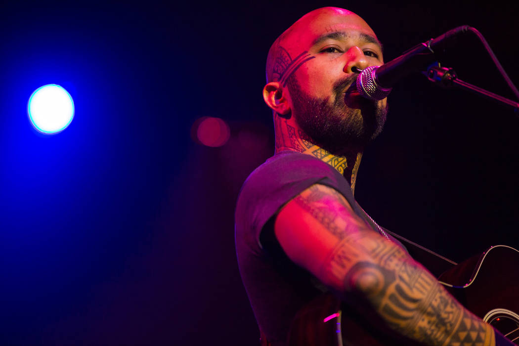 Nahko performs inside The Joint during the first day of the Emerge Impact + Music conference at ...