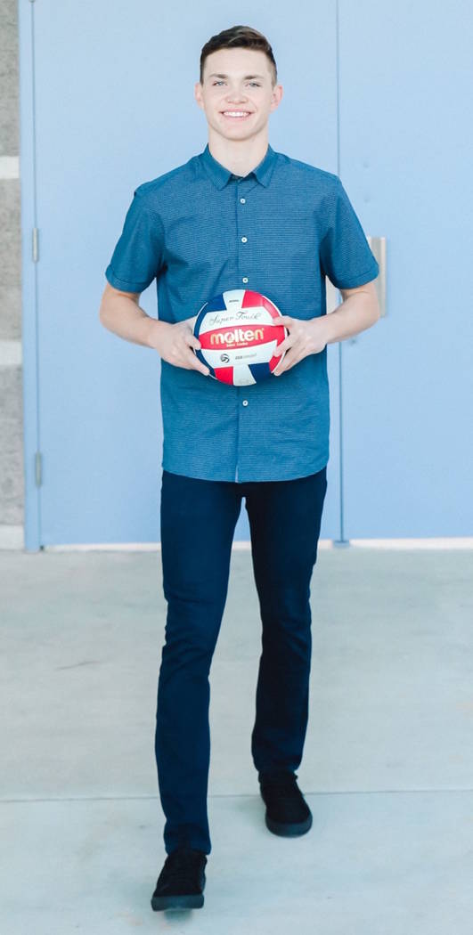 Palo Verde's Jared Brady is a member of the Nevada Preps all-state boys volleyball team.