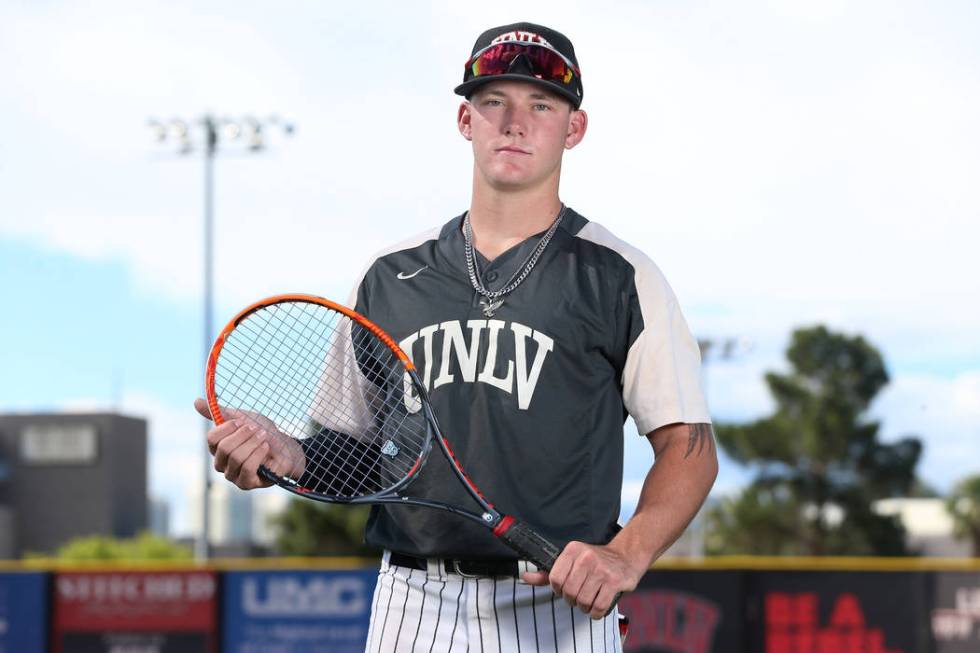 Jason Sharman, 19, at UNLV's Earl E. Wilson Stadium in Las Vegas, Wednesday, May 29, 2019. Jaso ...