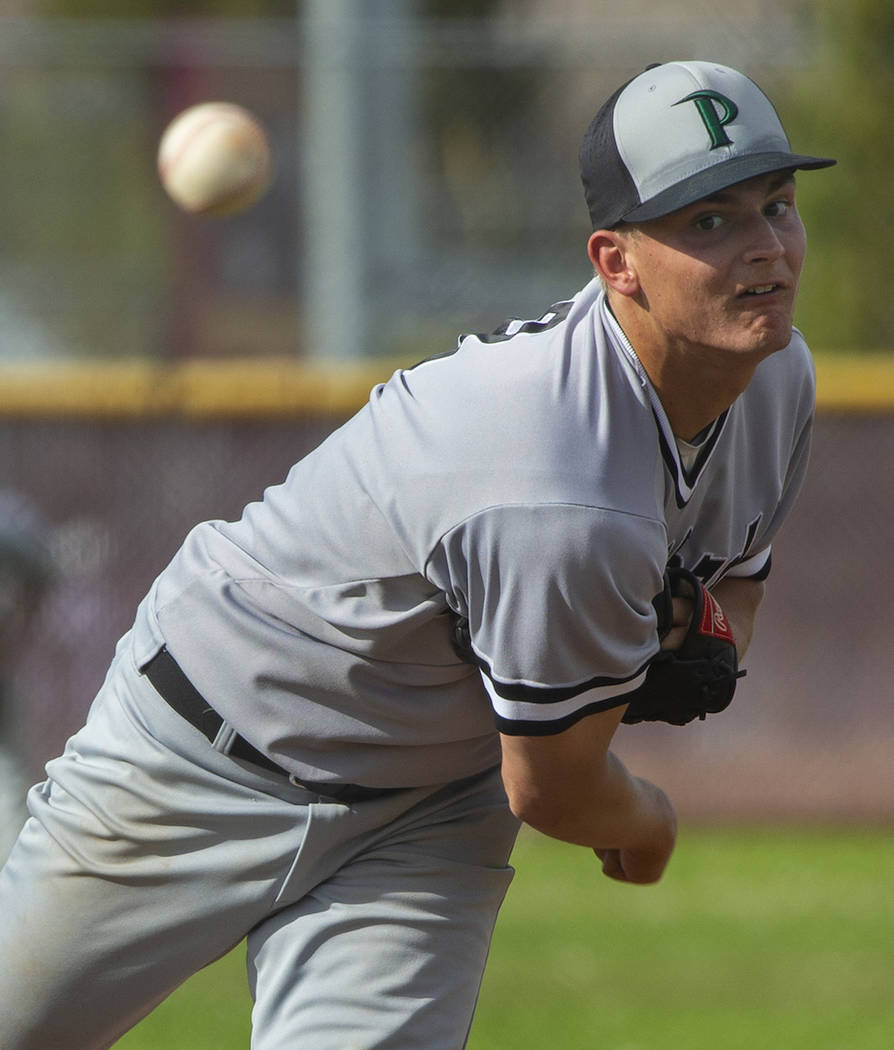 Palo Verde's Peyton Cole is a member of the Nevada Preps all-state baseball team. (L.E. Baskow/ ...