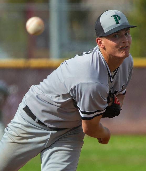 Palo Verde's Peyton Cole is a member of the Nevada Preps all-state baseball team. (L.E. Baskow/ ...