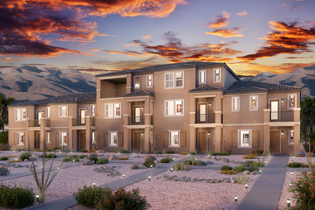 Union Trails, a Henderson town home community, is under development by Beazer Homes. (Beazer Homes)