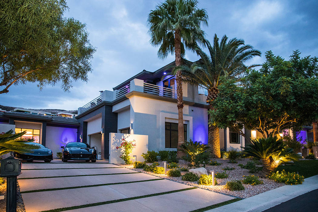 The two-story house has plenty of garage space. (Tonya Harvey Real Estate Millions)