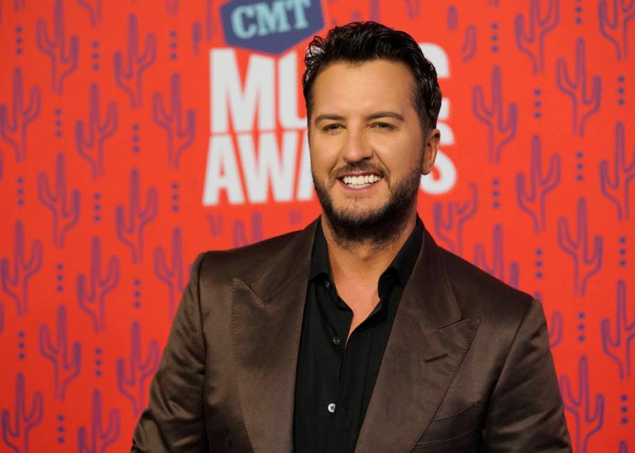 Luke Bryan arrives at the CMT Music Awards on Wednesday, June 5, 2019, at the Bridgestone Arena ...