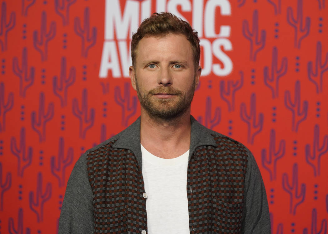 Dierks Bentley arrives at the CMT Music Awards on Wednesday, June 5, 2019, at the Bridgestone A ...