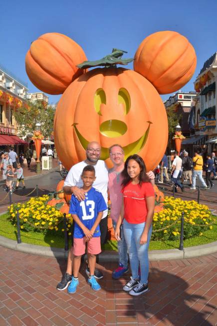 Joe Oddo, back left, and husband Tim with son Zayn, 11, and daughter Malaya, 12. Photo courtesy ...