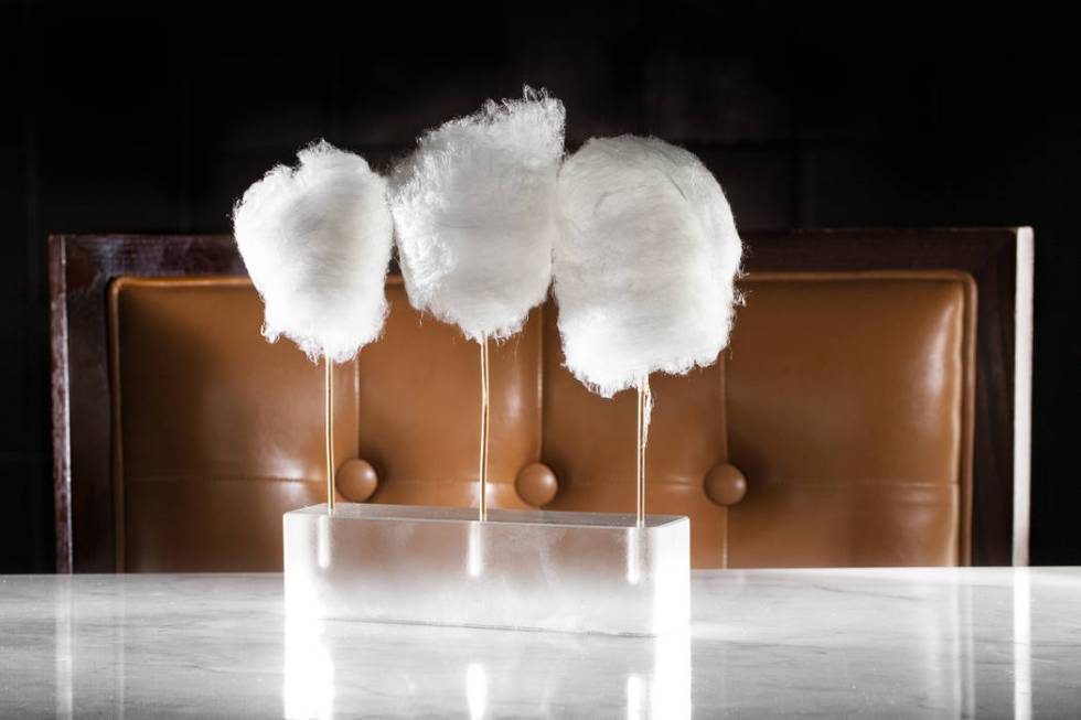 Cotton Candy Foie Gras at Bazaar Meat at SLS Las Vegas (Bazaar Meat)