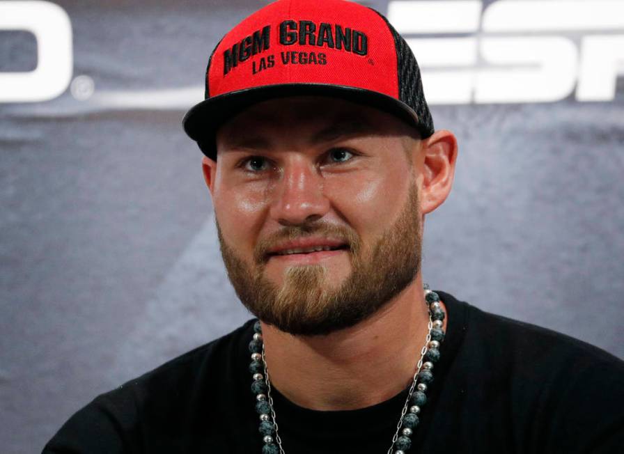 Tom Schwarz, of Germany, attends a news conference, Wednesday, June 12, 2019, in Las Vegas. Sch ...