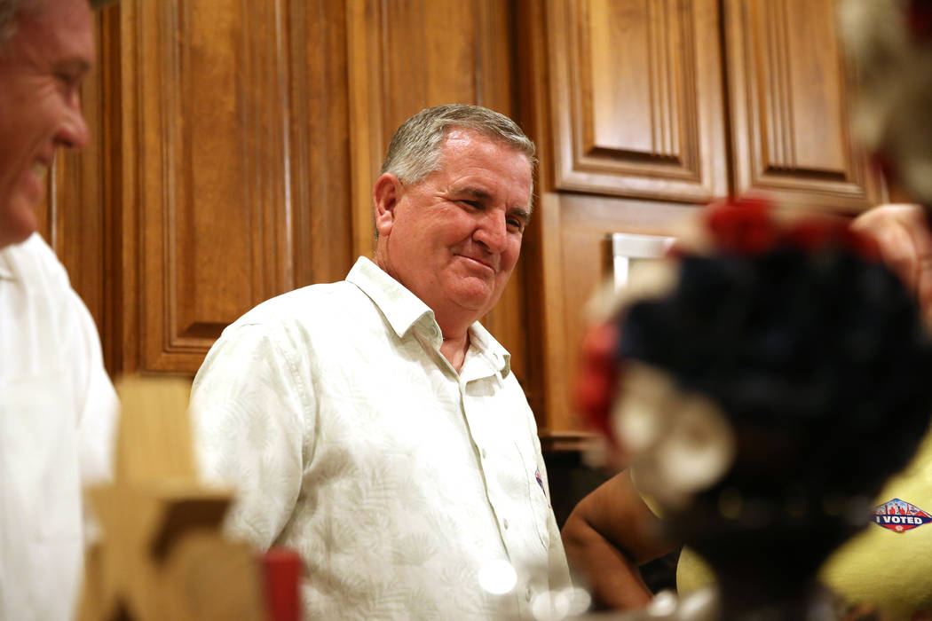 North Las Vegas Ward 4 candidate Pete Shields at his home in North Las Vegas, Tuesday, June 11, ...