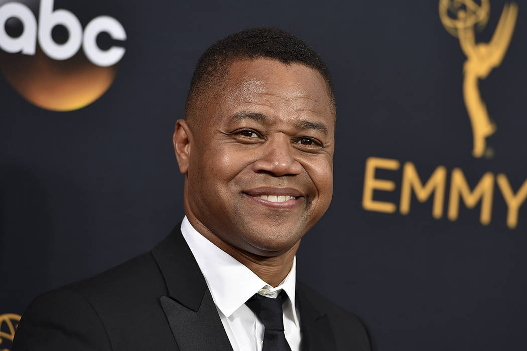 FILE- In this Sept. 18, 2016 file photo, Cuba Gooding Jr. arrives at the 68th Primetime Emmy Aw ...