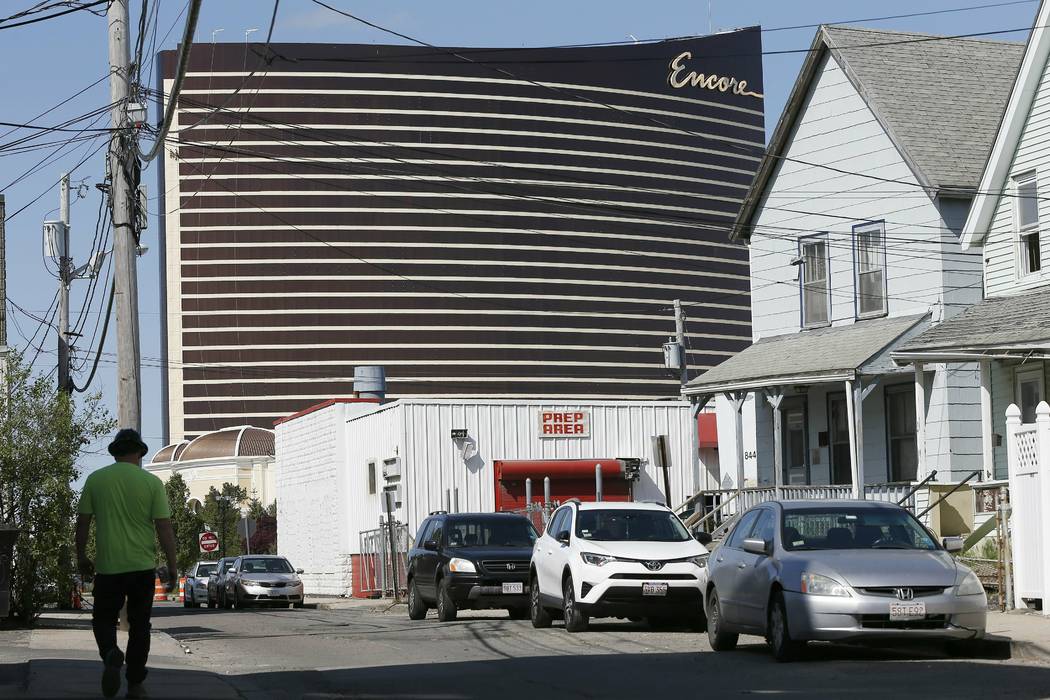 Encore Boston Harbor is seen in Everett, Mass., Wednesday, May 22, 2019. MGM Resorts Internatio ...