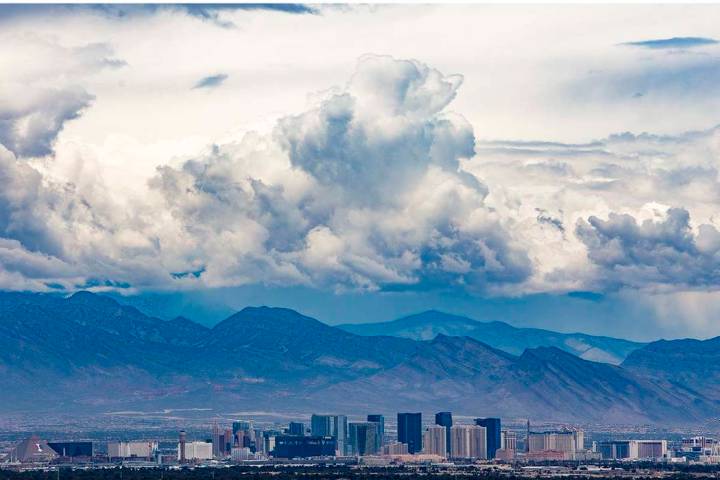 There is a 30 percent chance of rain Friday in the Las Vegas Valley, according to the National ...