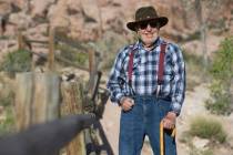 Author A.D. Hopkins at Red Rock Canyon National Conservation Area on Friday, April 23, 2018, ou ...