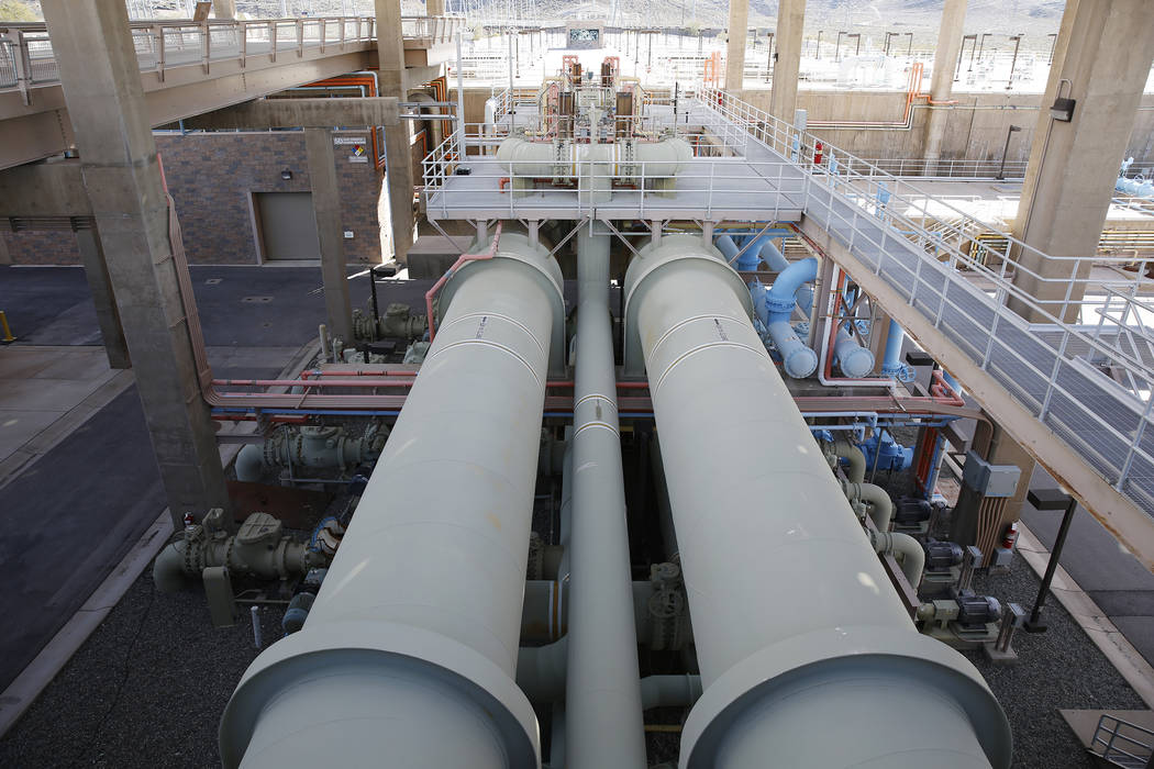 The River Mountains Water Treatment Facility on Wednesday, Jan. 25, 2017, in Henderson. Rachel ...