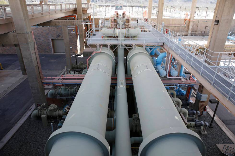 The River Mountains Water Treatment Facility on Wednesday, Jan. 25, 2017, in Henderson. Rachel ...