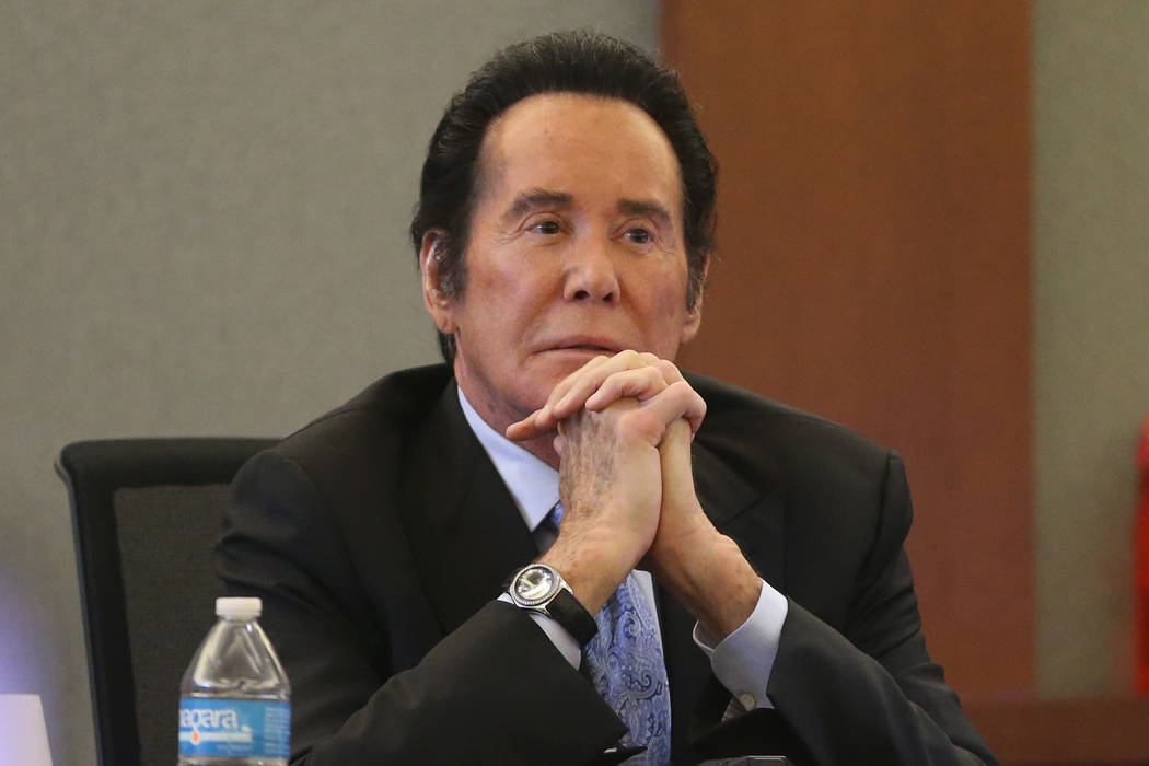 Wayne Newton speaks in the witness stand in the State of Nevada case against Weslie Martin, acc ...