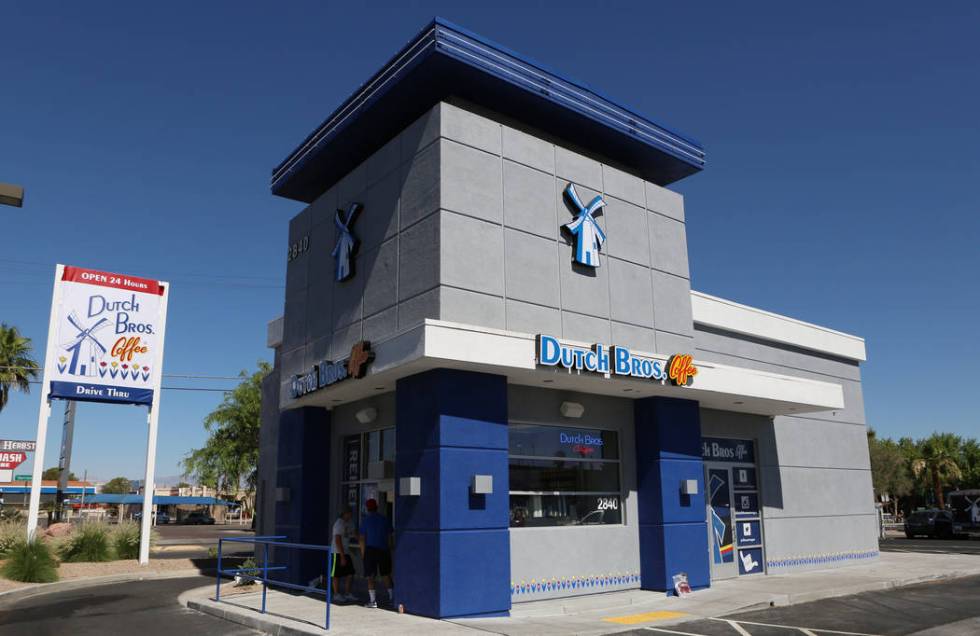 Dutch Bros. Coffee at 2820 E. Tropicana Ave. is seen on Thursday, June 18, 2015. (Bizuayehu Tes ...