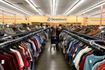 Goodwill at 9385 W. Flamingo Road at South Fort Apache Road in Las Vegas on Wednesday, May 2, 2 ...
