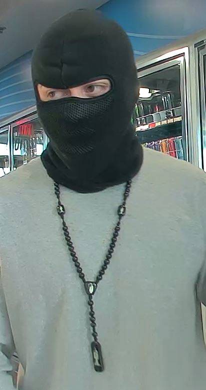 Police are looking for a man suspected in an armed robbery Saturday, June 8, 2019, on the 6000 ...