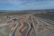 The $78 million Kyle Canyon Road interchange project included the widening of U.S. Highway 95 f ...