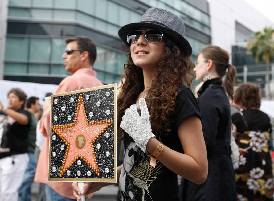 This July 7, 2009 file photo shows Serena Romaya, of San Diego, Calif., arrives at the memorial ...