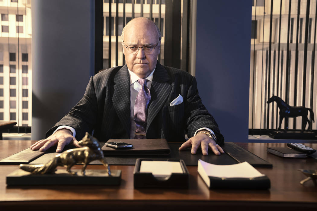 Russell Crowe as Roger Ailes in THE LOUDEST VOICE. Photo Credit: Jim Fiscus/SHOWTIME.
