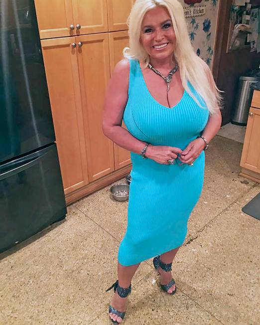 This 2017 photo provided by Mona Wood-Sword shows Beth Chapman in Honolulu. The wife of reality ...