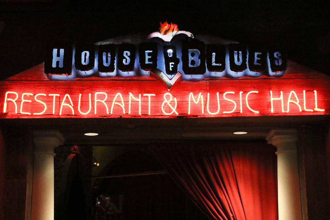 Entrance to the House of Blues at Mandalay Bay hotel-casino photographed on Friday, Feb. 22, 20 ...