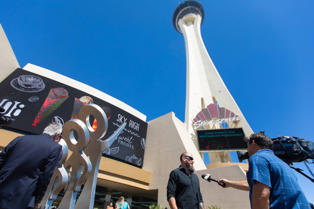 "Look!" at The Strat on April 18, 2019. (Ray Alamo)