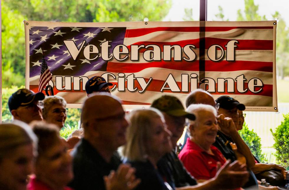 The Veterans Club of Sun City Aliante and the city of North Las Vegas honors James "Jim&qu ...