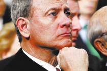 U.S. Supreme Court Chief Justice John Roberts. (Win McNamee/Pool via AP)