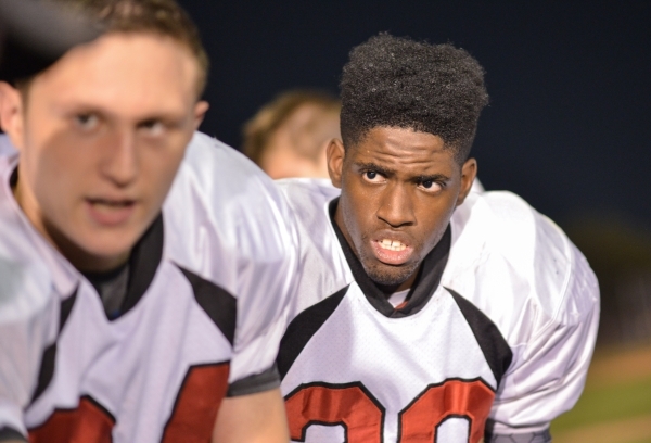 Mountain View Christian High School football player Bernard Williams listens to coach Ray Le ...