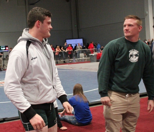 Prior to his first match on Friday during the Las Vegas Holiday Classic at the Las Vegas Con ...