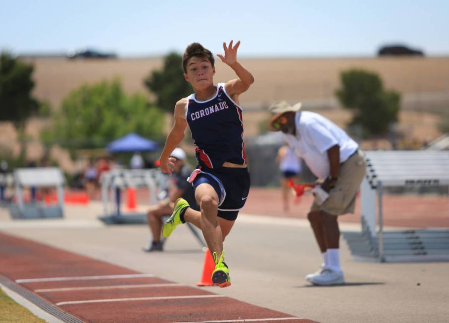 Andrew Burdalski was a Sunrise Region meet qualifier in the triple jump last year. Brett LeB ...