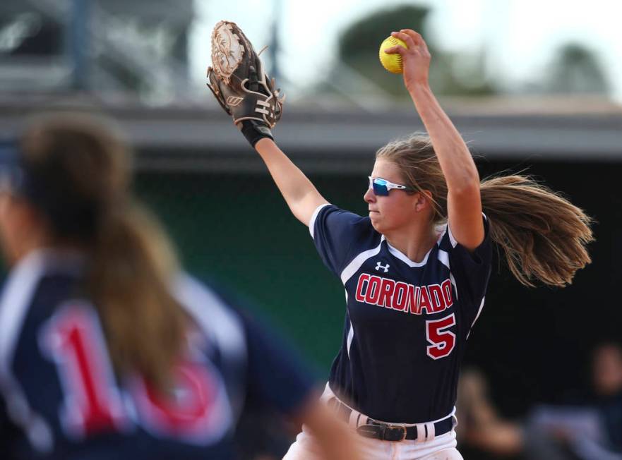 Tatum Spangler (5) was a first-team all-state honoree last year. Chase Stevens/Las Vegas Rev ...