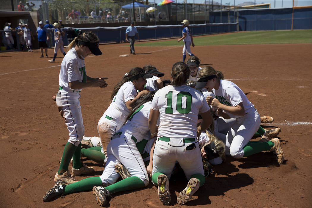 Palo Verde will look to defend its Class 4A softball title. Erik Verduzco/Las Vegas Review-J ...